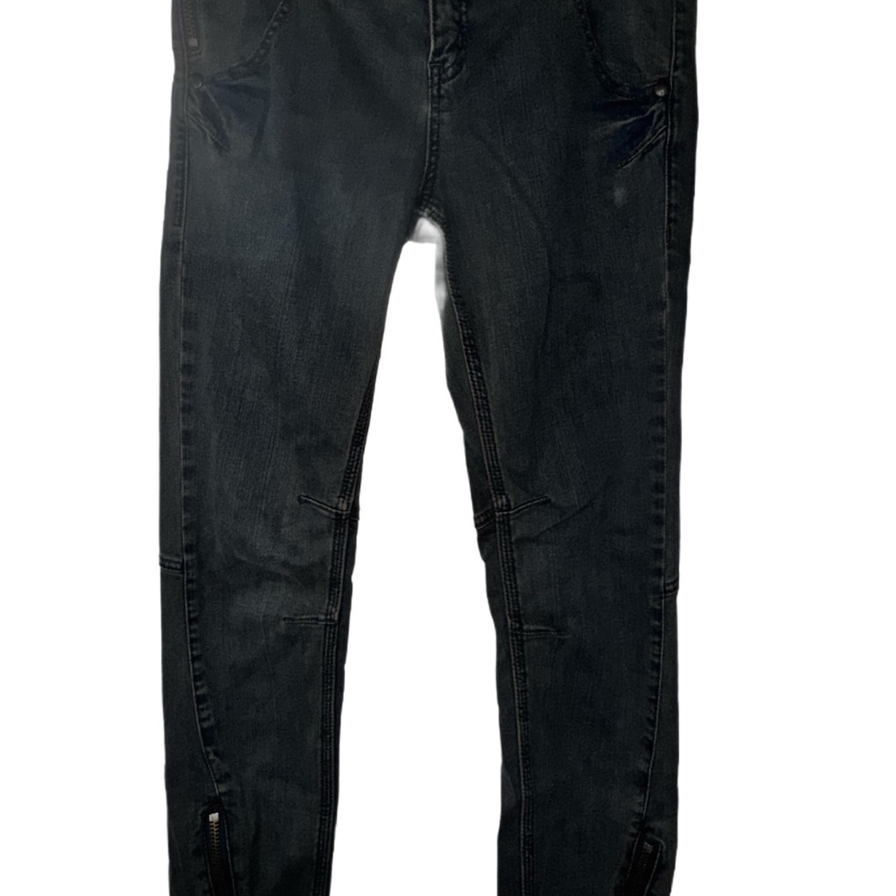 Free People Denim Jeans with Zipper Details